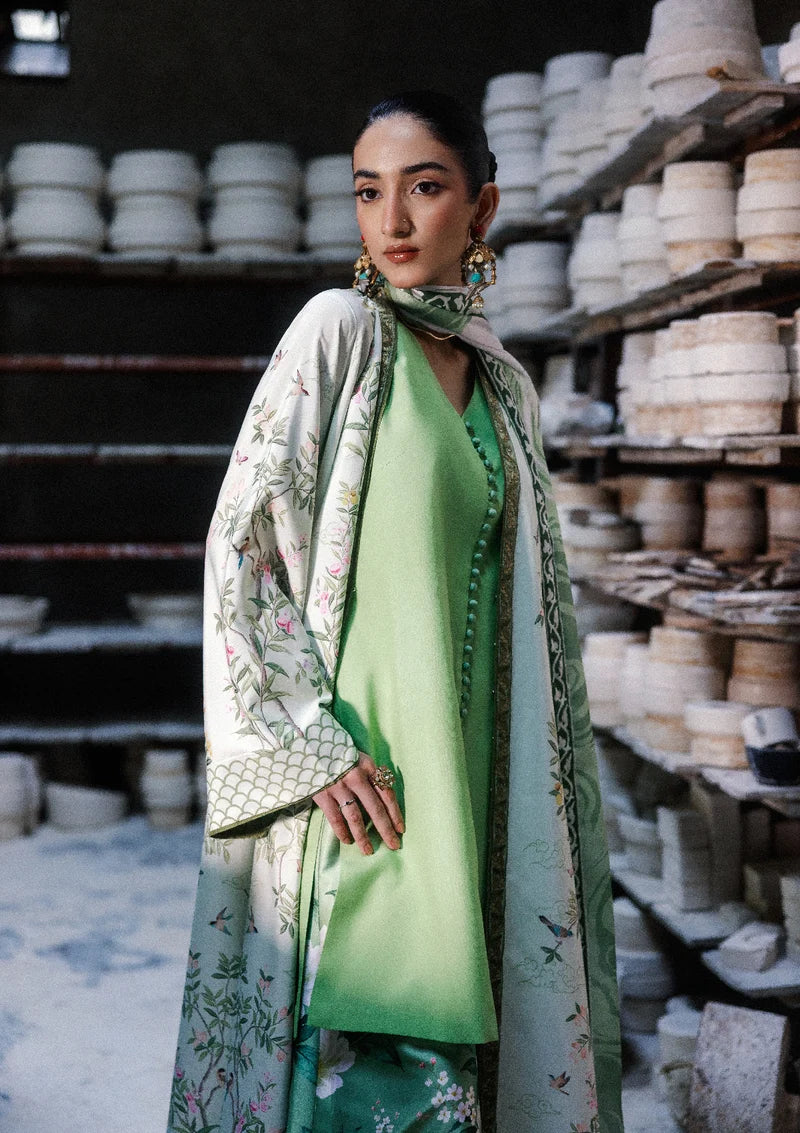Lady Aik by AIK Atelier Unstitched Printed Crepe 3 Piece Suit AIK26ULA 07 - Festive Collection