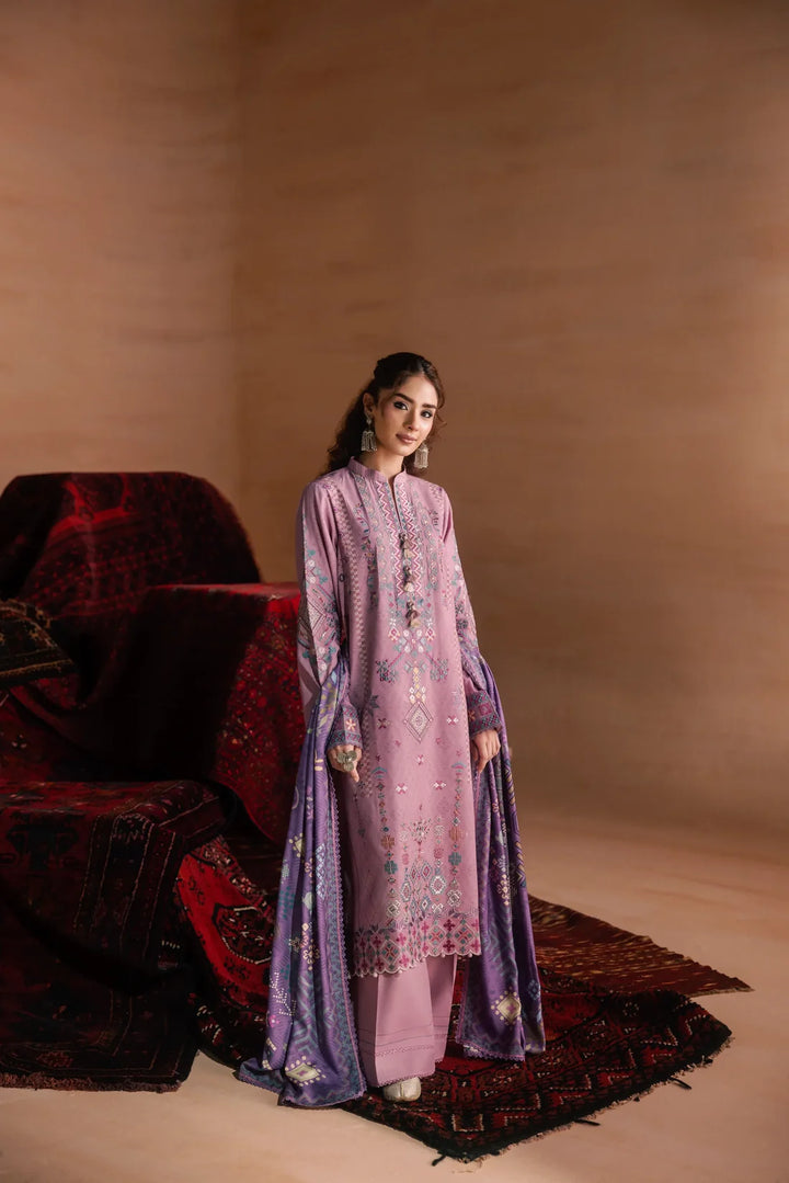 One Nation by Florent Unstitched Embroidered Viscose 3 Piece Suit FL26UON Elara - Casual Collection