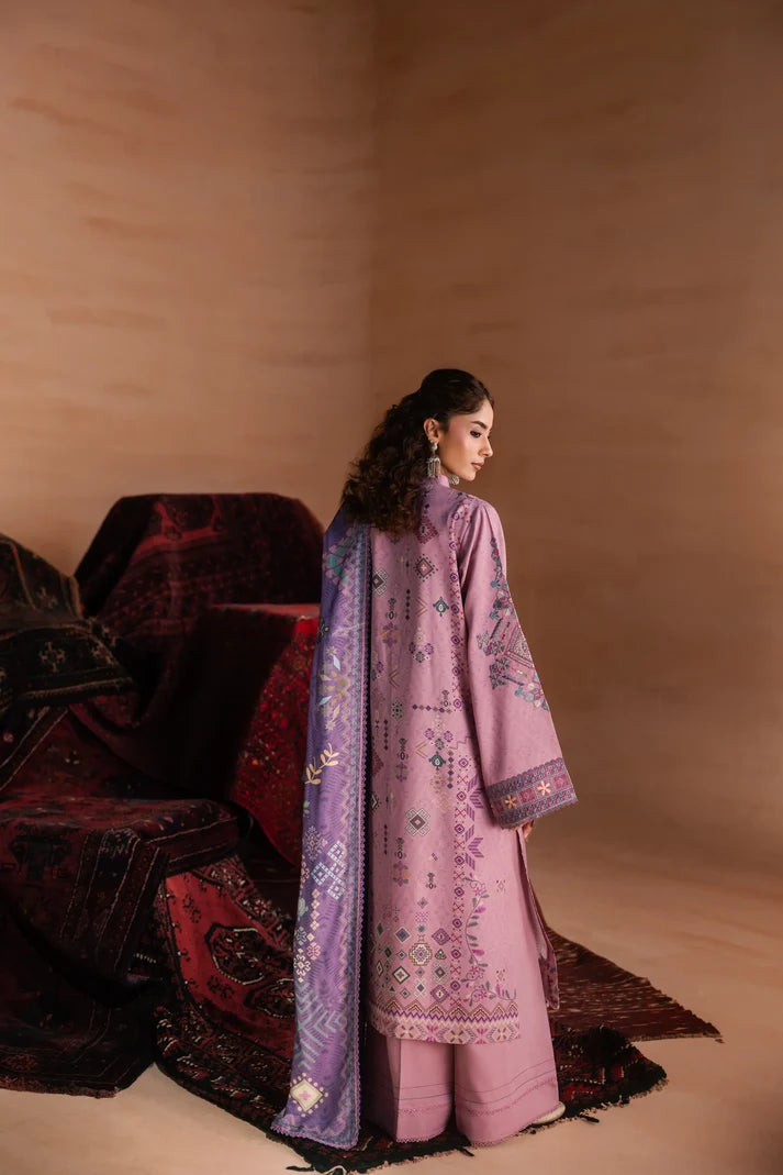 One Nation by Florent Unstitched Embroidered Viscose 3 Piece Suit FL26UON Elara - Casual Collection