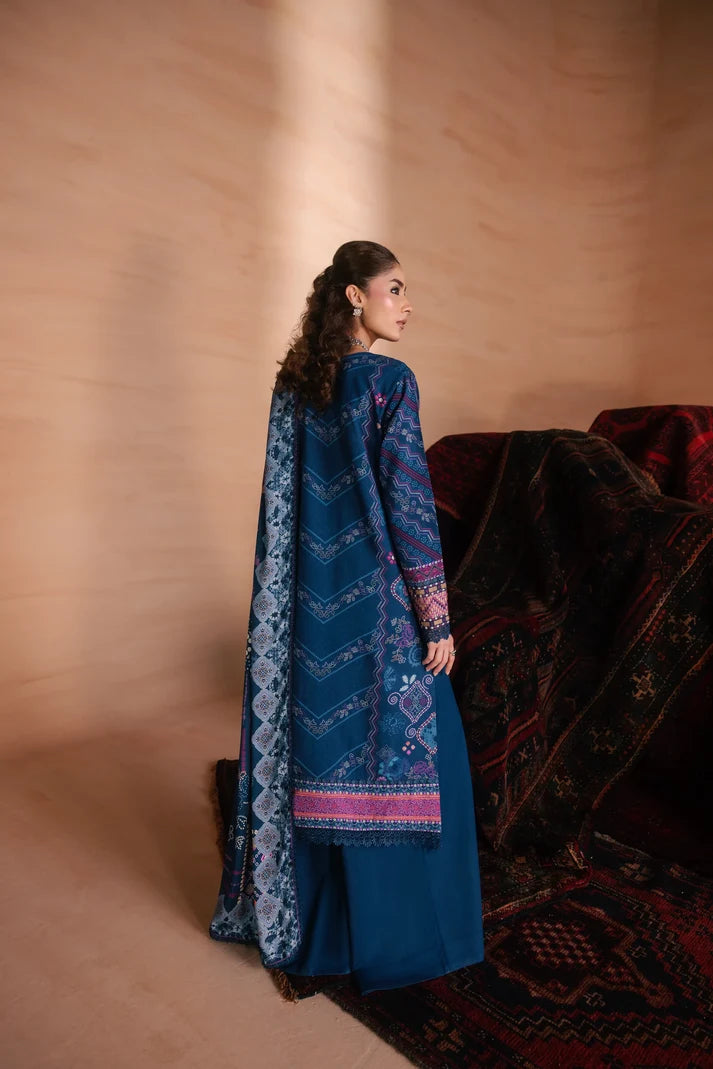 One Nation by Florent Unstitched Embroidered Viscose 3 Piece Suit FL26UON Mehr - Casual Collection