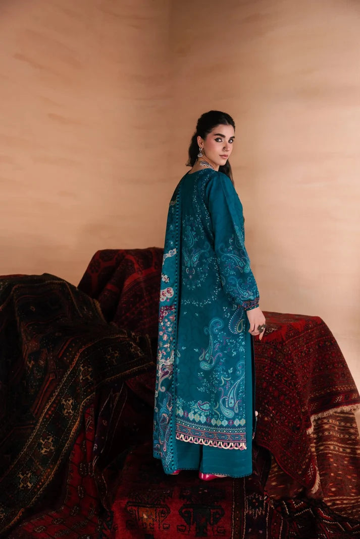 One Nation by Florent Unstitched Embroidered Viscose 3 Piece Suit FL26UON Ayzel - Casual Collection