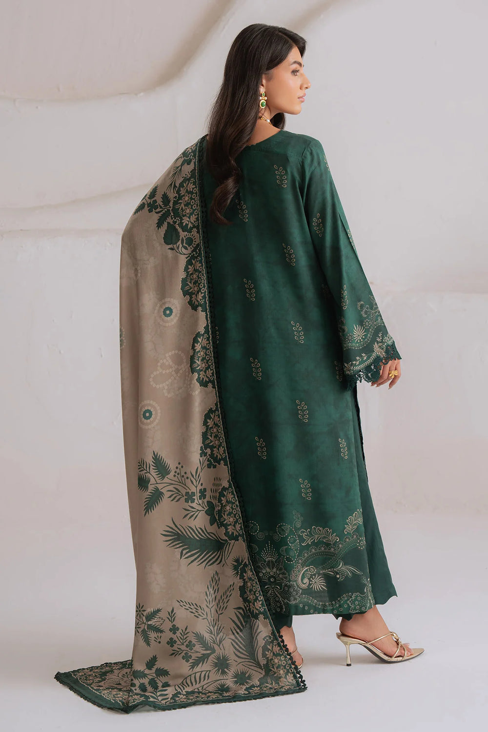 Signature Prints by Nureh Unstitched Printed Viscose 3 Piece Suit NU26UVP SP-215 - Winter Collection