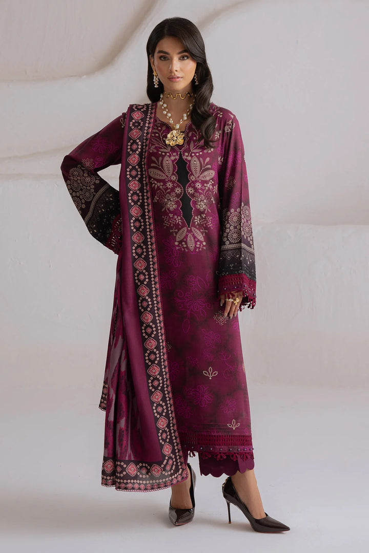 Signature Prints by Nureh Unstitched Printed Viscose 3 Piece Suit NU26UVP SP-216 - Winter Collection