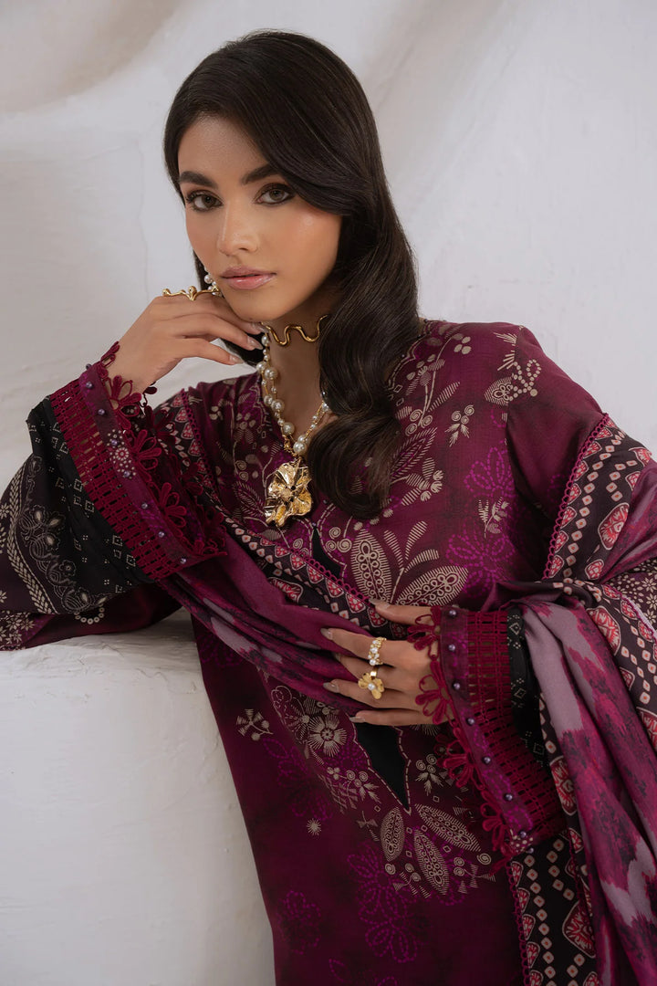 Signature Prints by Nureh Unstitched Printed Viscose 3 Piece Suit NU26UVP SP-216 - Winter Collection