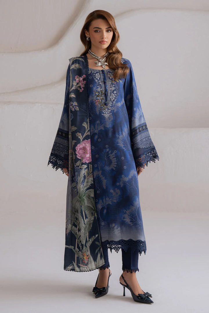 Signature Prints by Nureh Unstitched Printed Viscose 3 Piece Suit NU26UVP SP-217 - Winter Collection