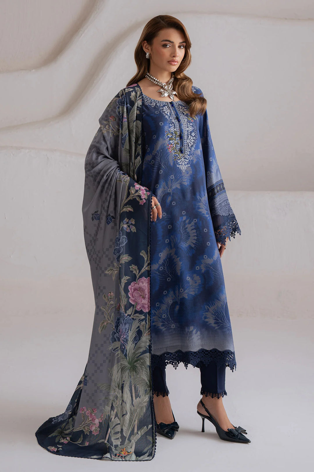 Signature Prints by Nureh Unstitched Printed Viscose 3 Piece Suit NU26UVP SP-217 - Winter Collection