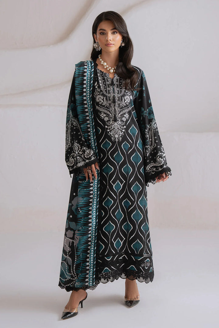 Signature Prints by Nureh Unstitched Printed Viscose 3 Piece Suit NU26UVP SP-220 - Winter Collection