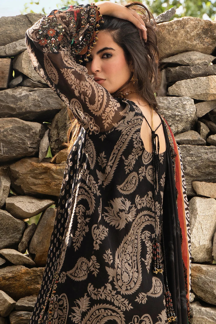 Vasal by Charizma Unstitched Embroidered Chiffon 3 Piece Suit CHR26UVC VSLW6-15 - Festive Collection