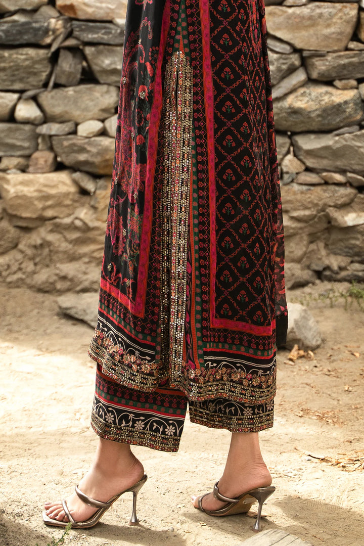 Vasal by Charizma Unstitched Embroidered Chiffon 4 Piece Suit CHR26UVC VSLW6-16 - Festive Collection
