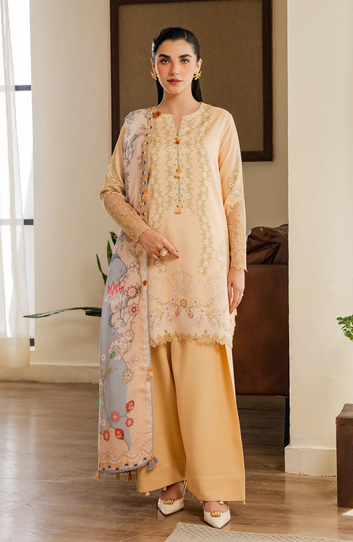 Bellini by Seran Unstitched Printed Corduroy 3 Piece Suit SN26UBW Aveline D-01 - Winter Collection