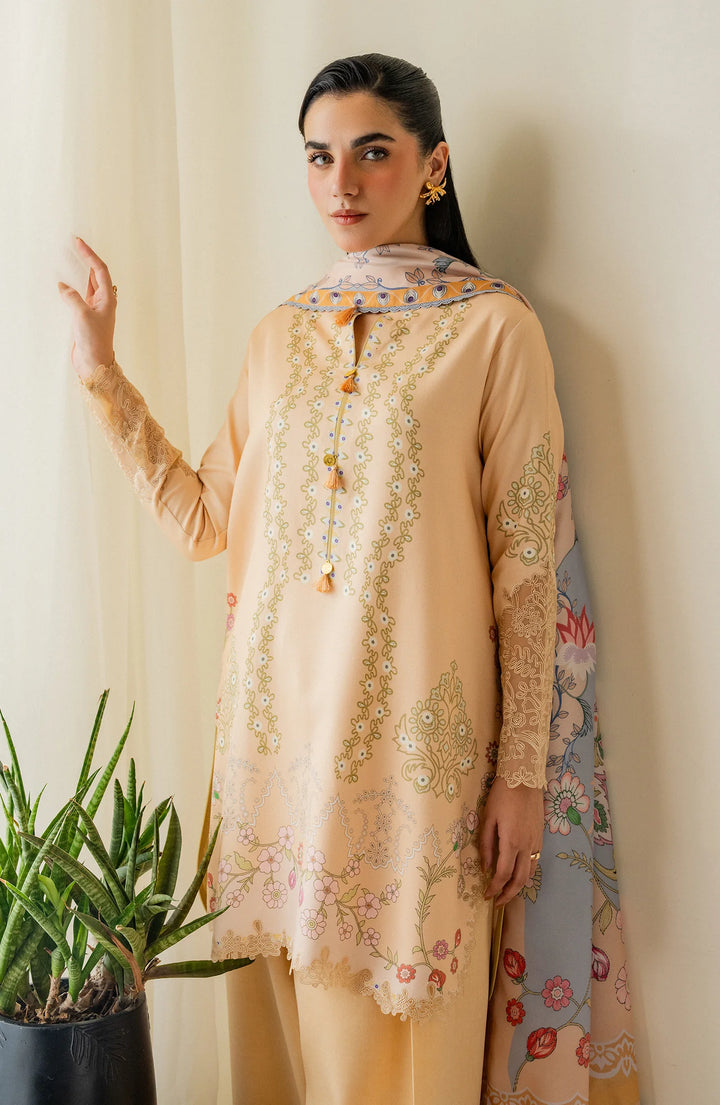 Bellini by Seran Unstitched Printed Corduroy 3 Piece Suit SN26UBW Aveline D-01 - Winter Collection