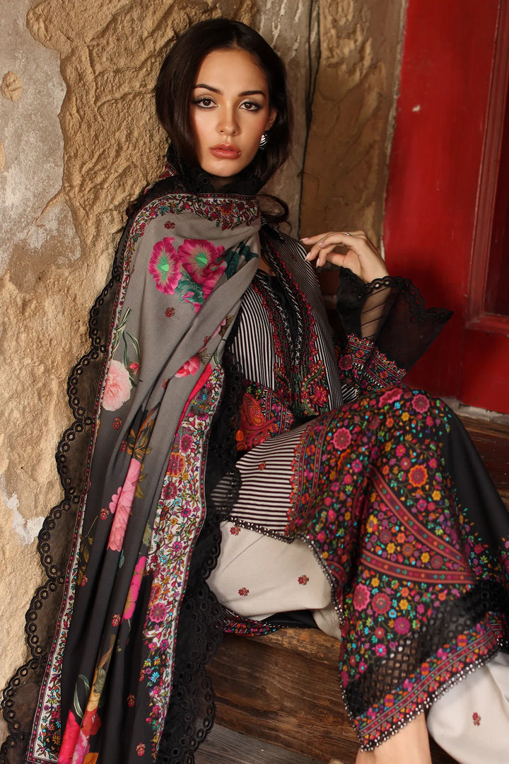 Aniiq by Charizma Unstitched Embroidered Linen 3 Piece Suit CHR26UAL ANW7-12 - Casual Collection
