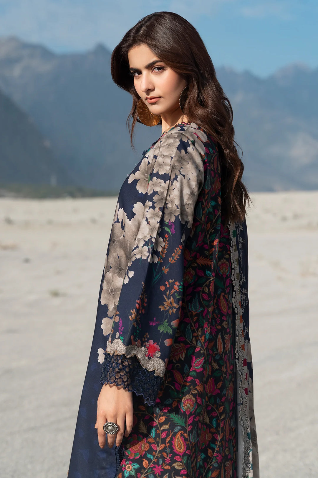 Aniiq by Charizma Unstitched Embroidered Linen 3 Piece Suit CHR26UAL ANW7-14 - Casual Collection