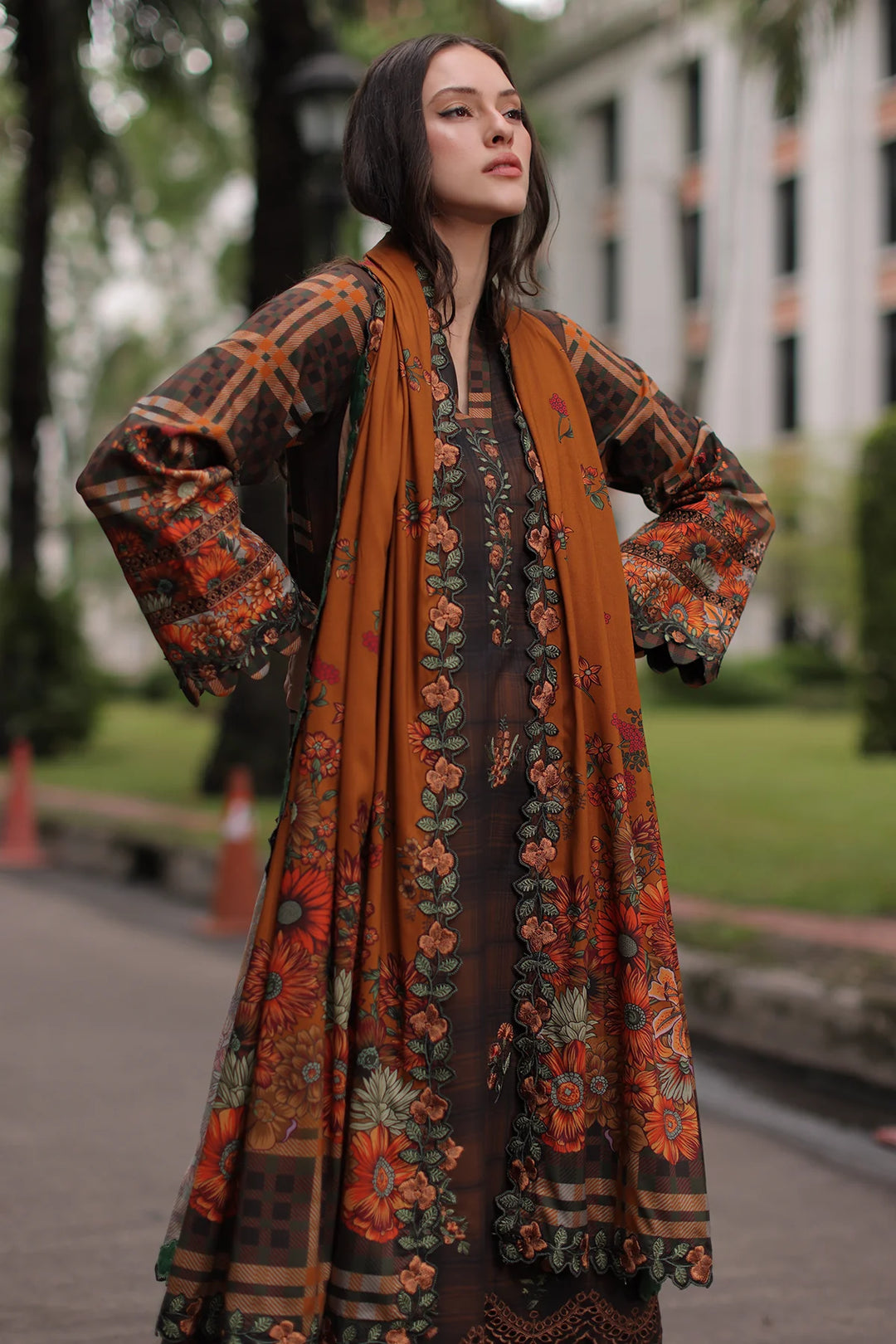 Aniiq by Charizma Unstitched Embroidered Linen 3 Piece Suit CHR26UAL ANW7-15 - Casual Collection