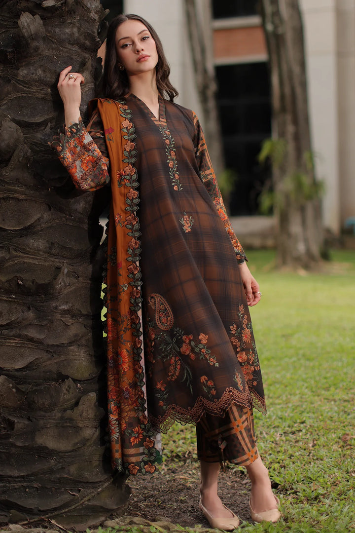 Aniiq by Charizma Unstitched Embroidered Linen 3 Piece Suit CHR26UAL ANW7-15 - Casual Collection