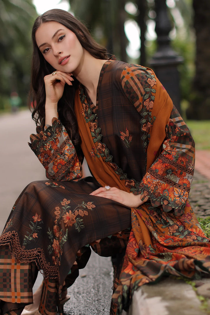 Aniiq by Charizma Unstitched Embroidered Linen 3 Piece Suit CHR26UAL ANW7-15 - Casual Collection