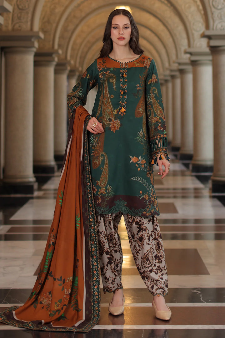 Aniiq by Charizma Unstitched Embroidered Linen 3 Piece Suit CHR26UAL ANW7-16 - Casual Collection