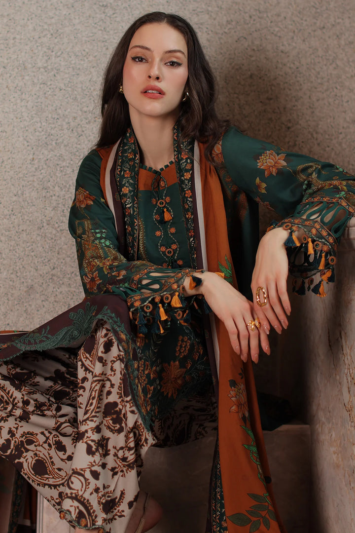 Aniiq by Charizma Unstitched Embroidered Linen 3 Piece Suit CHR26UAL ANW7-16 - Casual Collection