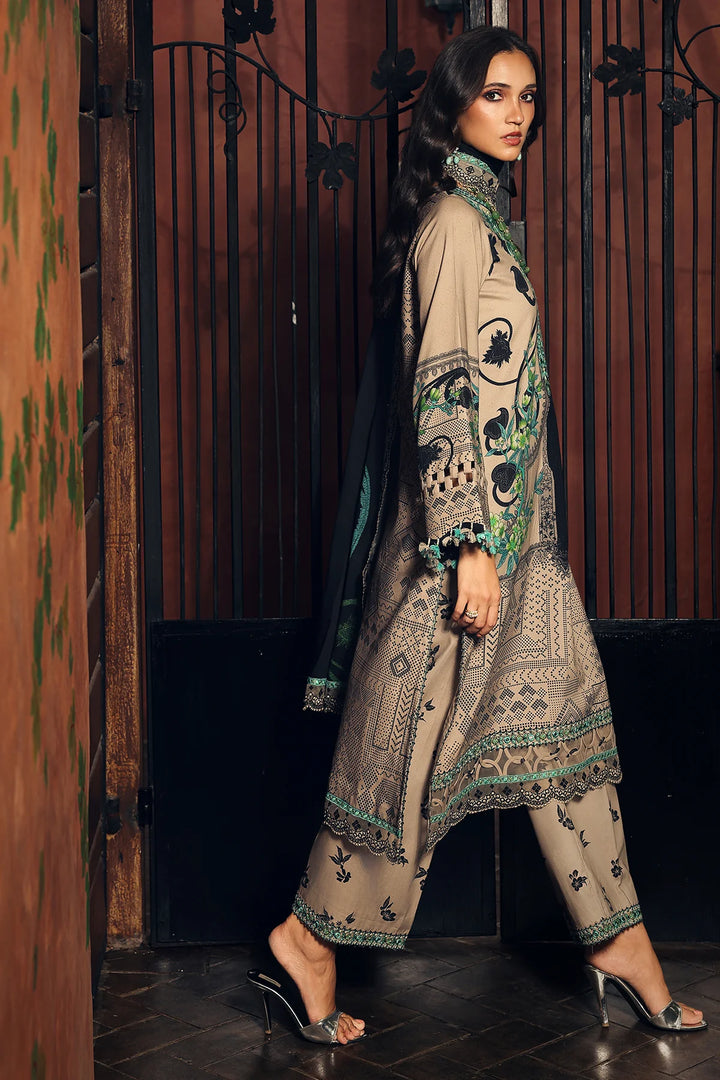 Aniiq by Charizma Unstitched Embroidered Linen 3 Piece Suit CHR26UAL ANW7-19 - Casual Collection