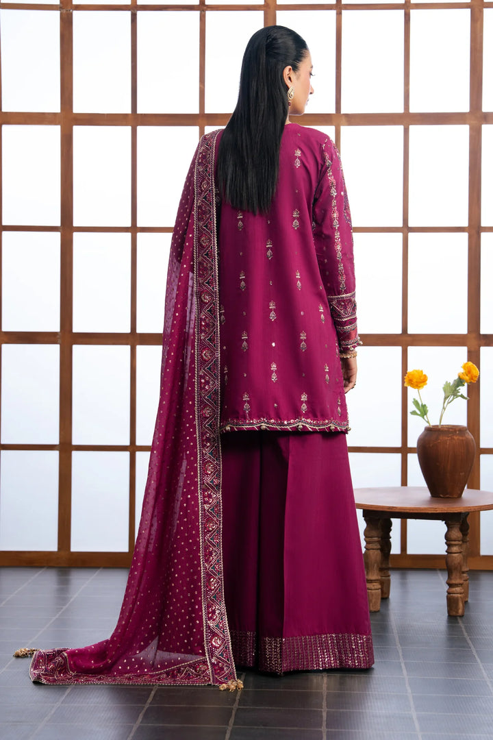 Xenia Formals Unstitched Embroidered Chiffon 3 Piece Suit D-06 Nayra - Festive Collection