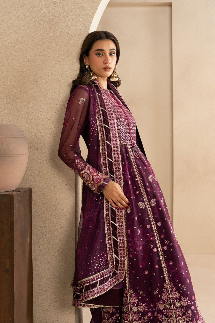 Xenia Formals Unstitched Embroidered Chiffon 3 Piece Suit XF-1162 Yawi - Festive Collection