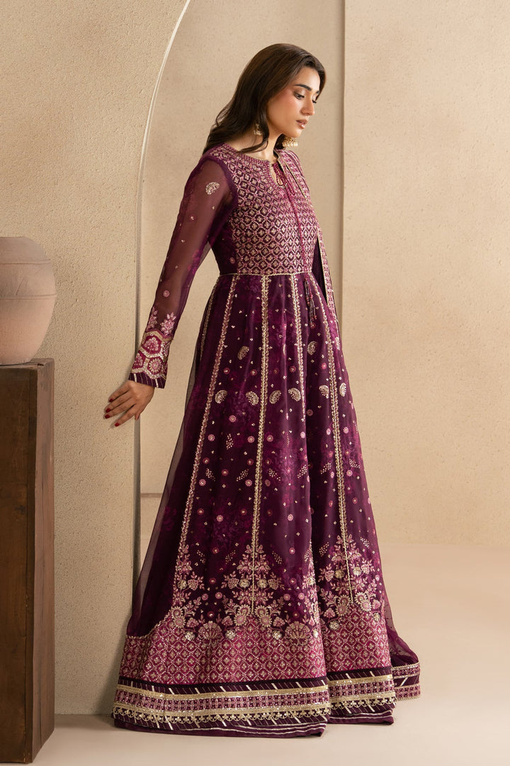 Xenia Formals Unstitched Embroidered Chiffon 3 Piece Suit XF-1162 Yawi - Festive Collection