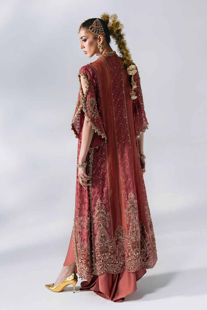 Mbroidered by Maria B Unstitched Embroidered Organza 3 Piece Suit MB26UMW D8 - Wedding Collection