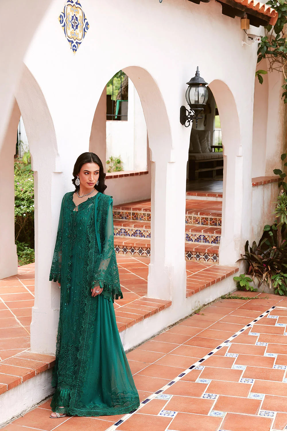 Lumiere by Saira Rizwan Unstitched Embroidered Bamber Chiffon 3 Piece Suit SR26ULF Poise SRL26-03 - Festive Collection