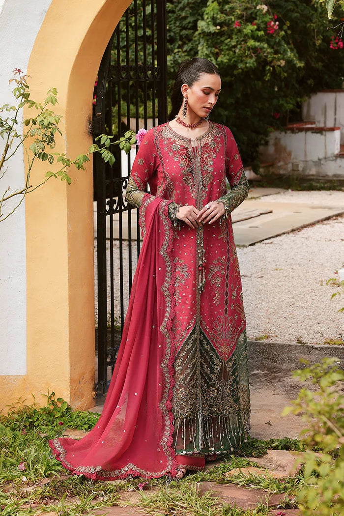 Lumiere by Saira Rizwan Unstitched Embroidered Korean Silk 3 Piece Suit SR26ULF Estella SRL26-07 - Festive Collection