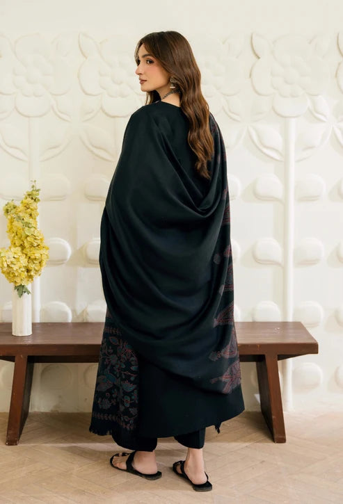 Onara by Humdum Unstitched Embroidered Khaddar 3 Piece Suit HD26UKO D-01 - Winter Collection