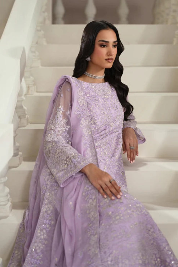 Modern Heirloom by Emaan Adeel Unstitched Embroidered Chiffon 3 Piece Suit EA26UMH Emmeline - Festive Collection