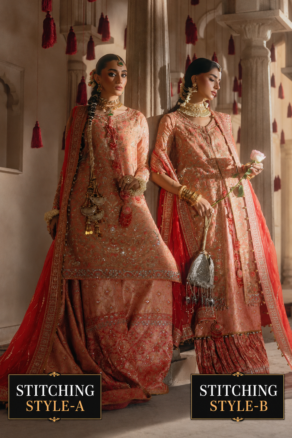 Aik Atelier Unstitched Embroidered Khaadi Net 3 Piece Suit AIK26UAAW B2606 - Wedding Collection