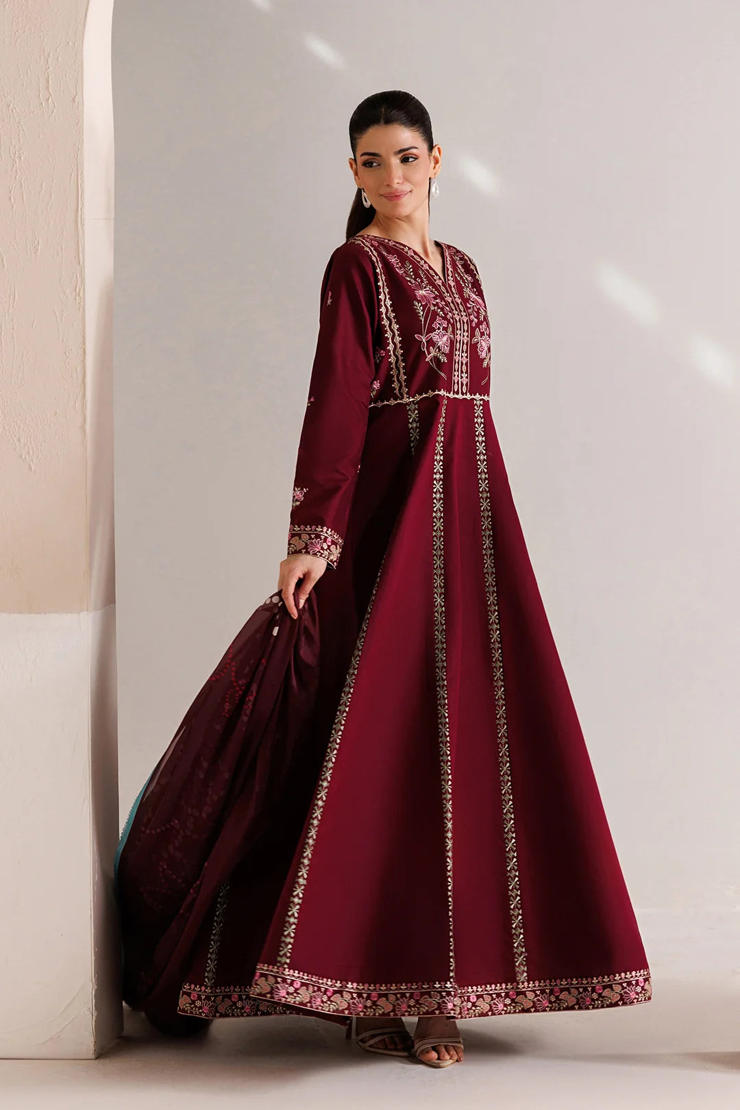 Mistfall by Panache Apparel RTW Embroidered Cotton 3 Piece Suit avira Eid Collection