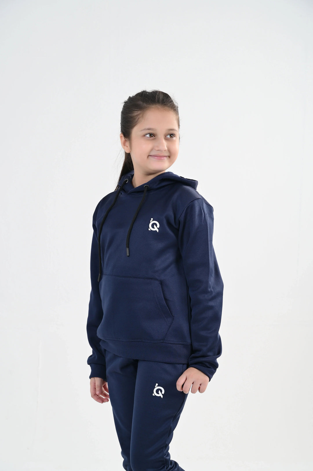 IQ Exclusive Kids Track Suit Fleece 2 PieceNavy Bliss Hoodie Tracksuit-Unisex Kids - Winter Collection