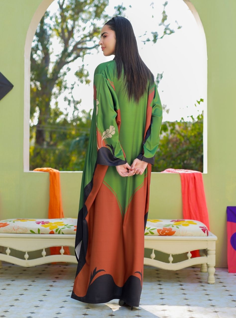 Printnation by Anayra Amal RTW Printed Poly Raw Silk 1 Piece Haze Studio - Casual Collection