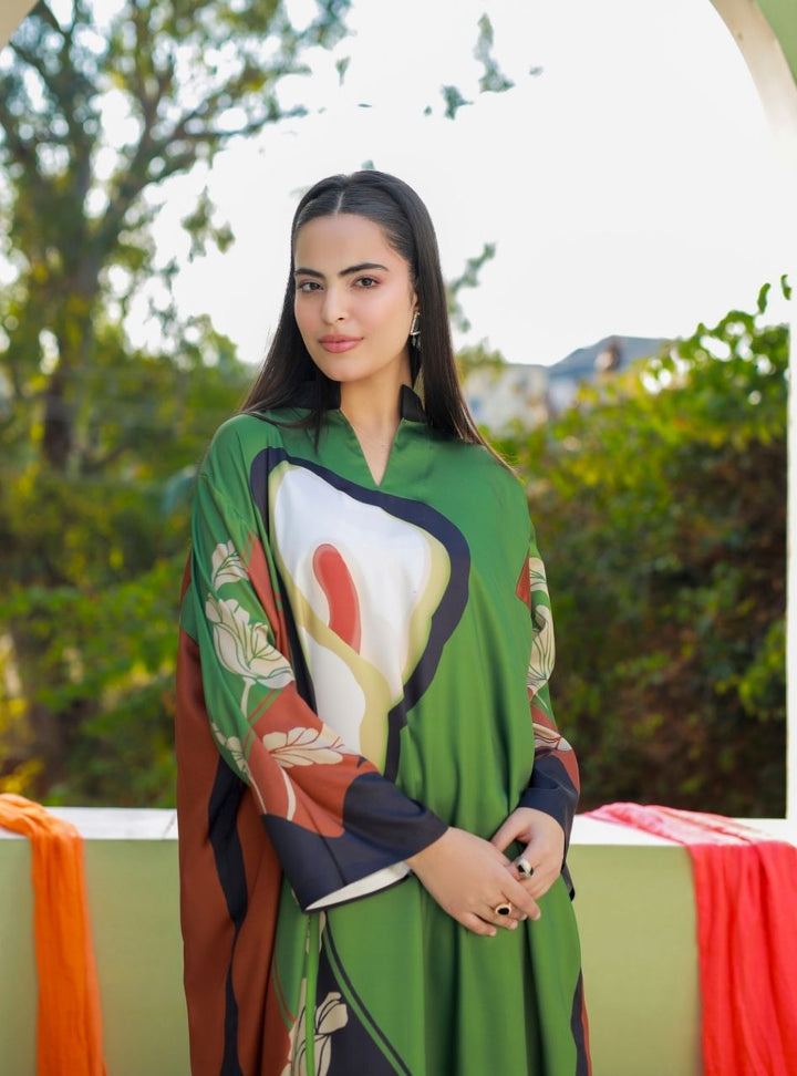 Printnation by Anayra Amal RTW Printed Poly Raw Silk 1 Piece Haze Studio - Casual Collection