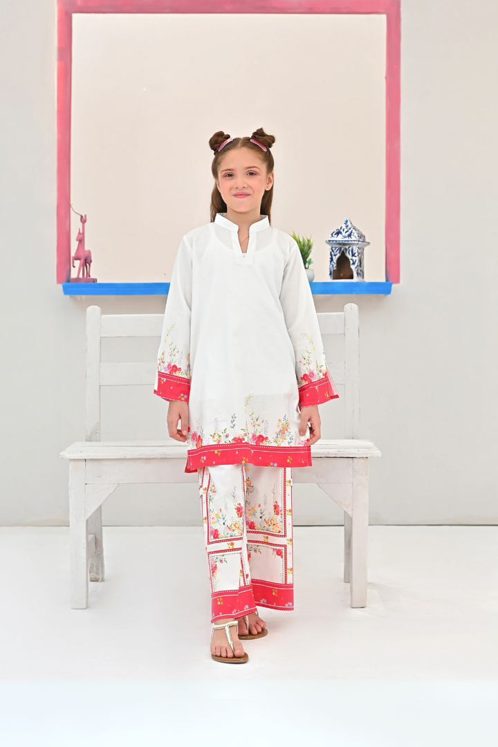 Dhaga Kids Pret Printed Soft Crepe 2 Piece Esme SS25 - Summer Collection