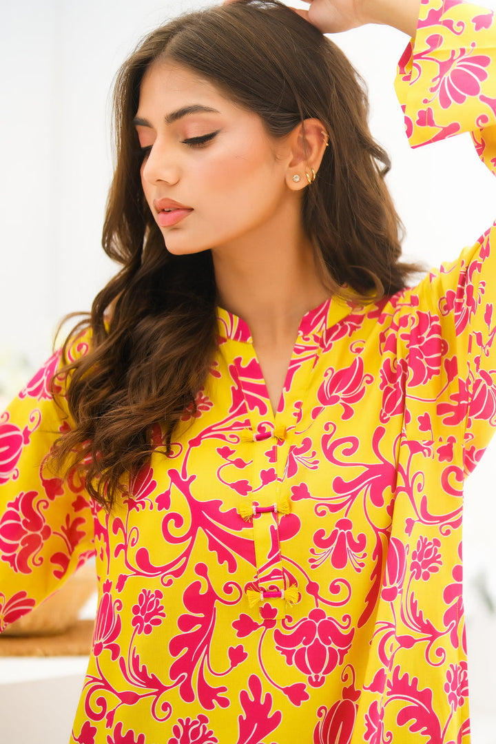 Dhaga Women Pret Printed 2 Piece Lawn Matching Separate FW24DSP005 - Summer Collection