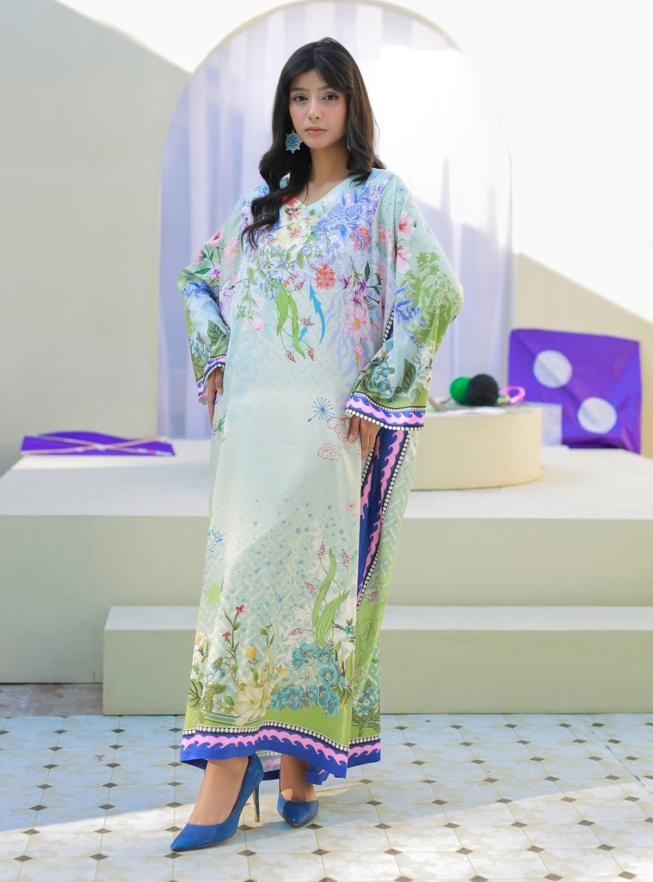 Printnation by Anayra Amal RTW Printed Poly Raw Silk 1 Piece Pattern Play - Casual Collection