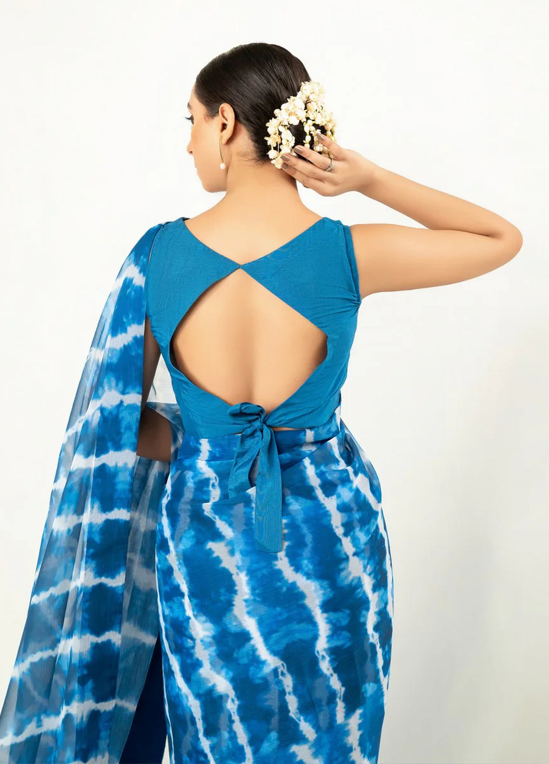 Imran Aftab RTW Printed Chiffon Saree Suit IASC 07 - Festive Collection