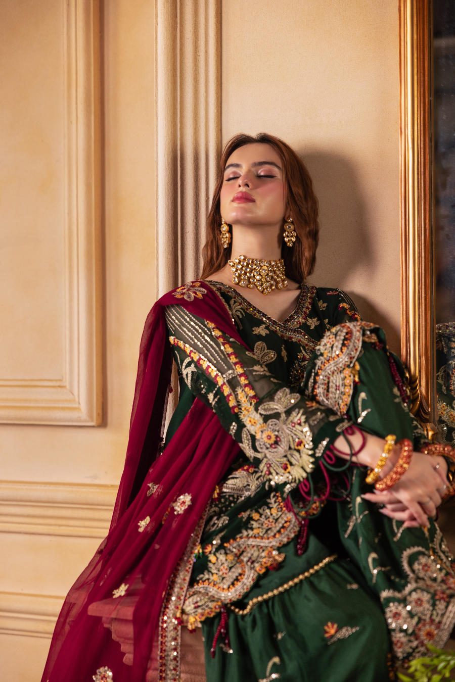 Zebtan Women Unstitched Embroidered Chiffon 3 Piece Suit ZC-01 Festive Collection