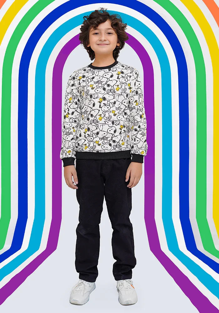 Ochre RTW Printed Fleece Sweatshirt Boys 1 Piece OKB-285 - Winter Collection