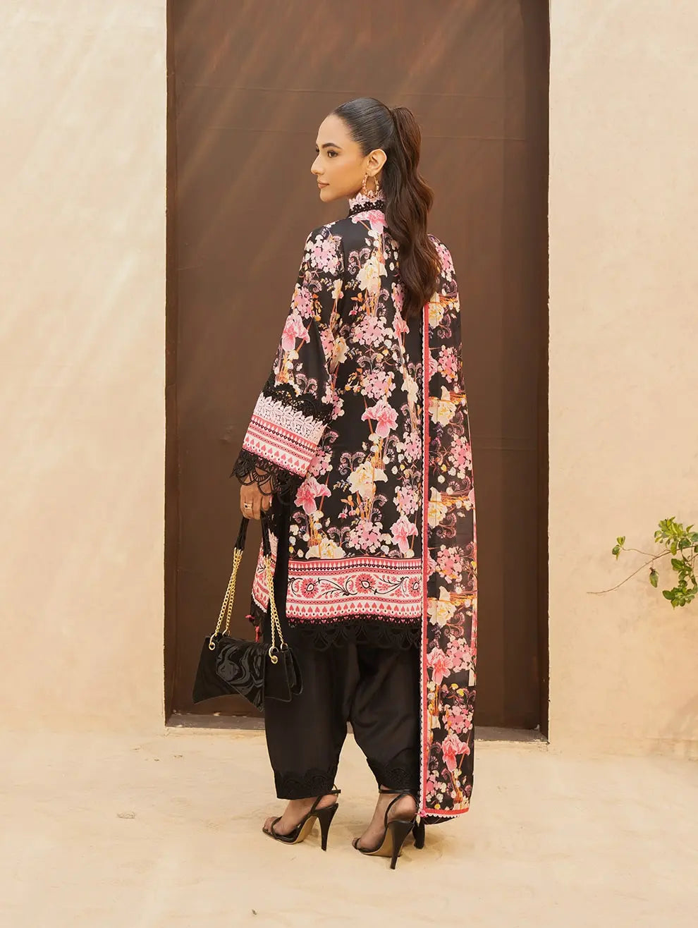 Dastaan by Menaal Unstitched Printed Lawn 3 Piece Suit ML26ULS DP-04A - Festive Collection