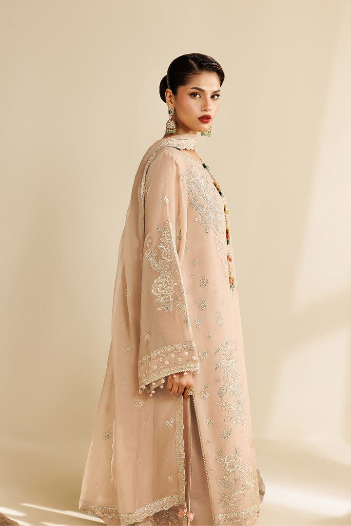 Sireine by Alizeh Fashion Unstitched Embroidered Chiffon 3 Piece Suit AF26UCS AF-CH-2288-DUNE - Festive Collection