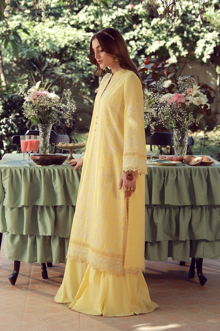 Sahar Unstitched Chikankari Lawn Butterlicious 3 Piece Suit CK-26-V2-10 - Summer Collection