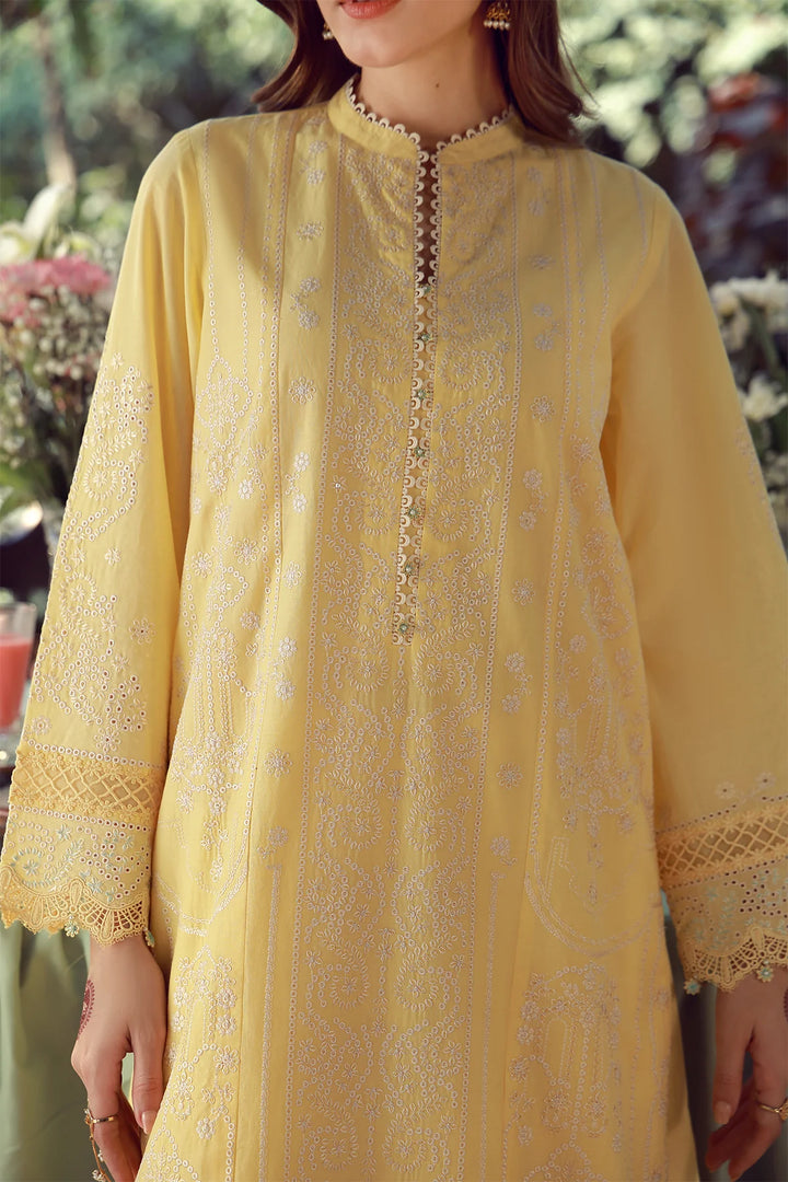 Sahar Unstitched Chikankari Lawn Butterlicious 3 Piece Suit CK-26-V2-10 - Summer Collection