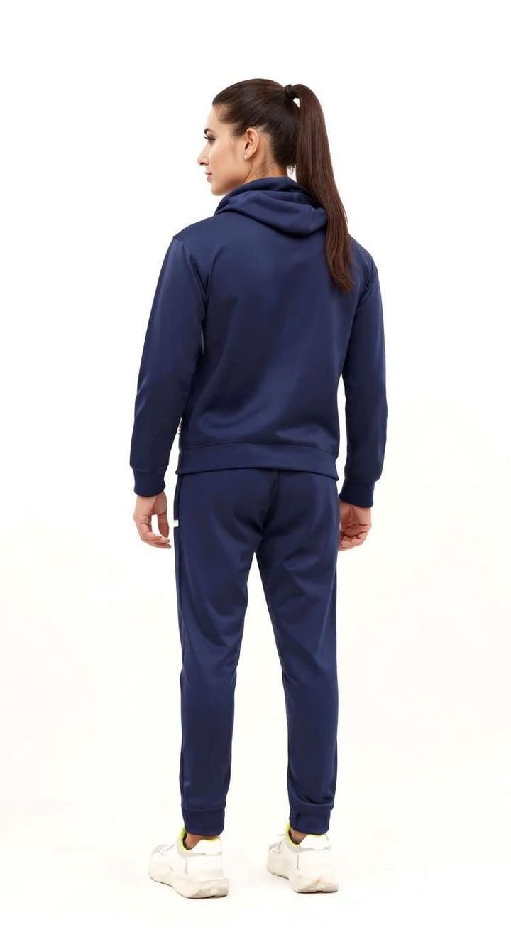 IQ Exclusive Women Winter Track Suit W-Sapphire Zipper Tracksuit