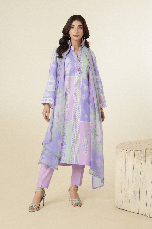 Zara e Jahan by Huma Gul RTW Printed Lawn 3 Piece Suit HG-902 Eid Collection