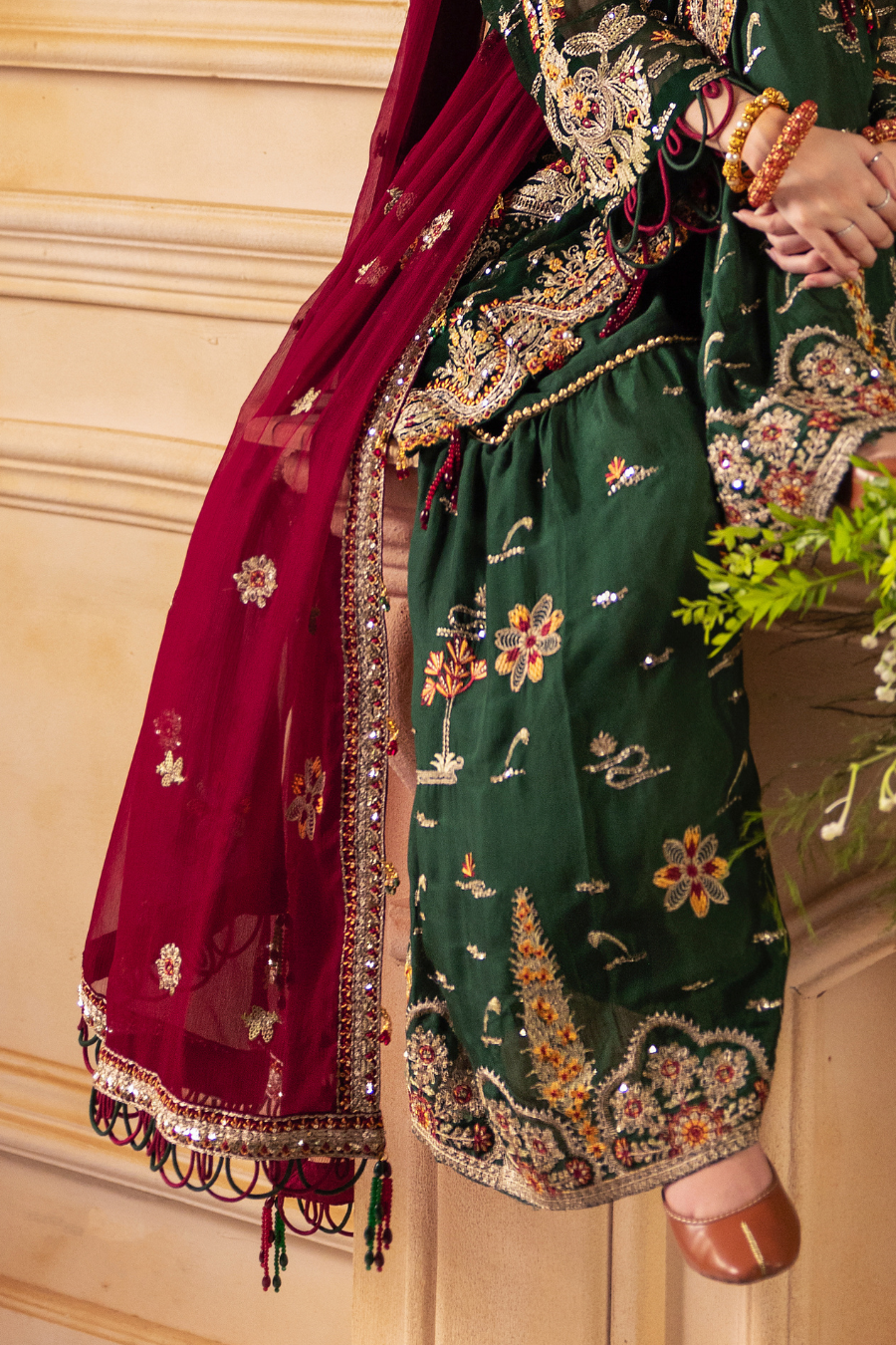 Zebtan Women Unstitched Embroidered Chiffon 3 Piece Suit ZC-01 Festive Collection