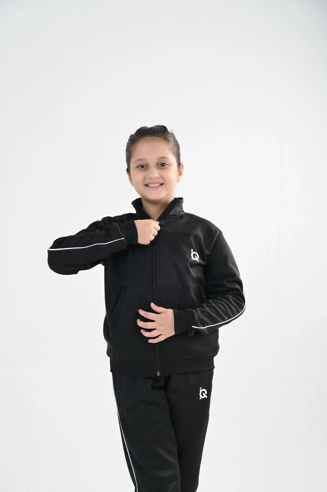 IQ Exclusive Kids Track Suit Fleece 2 PieceShadow Line Tracksuit-Unisex Kids - Winter Collection